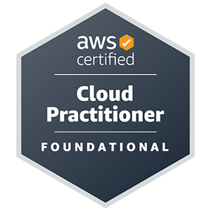 AWS Certified Cloud Practitioner badge